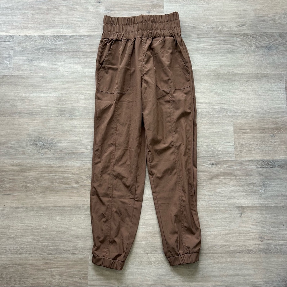 New In Brown High Waisted Joggers